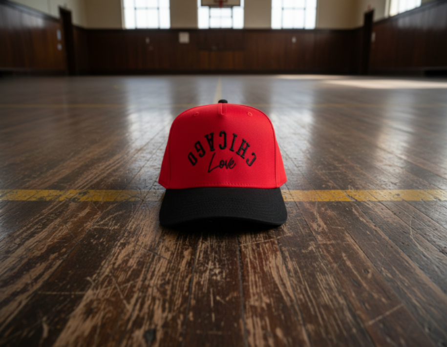 Chicago Love Snapback Two Tone (Red/Black)