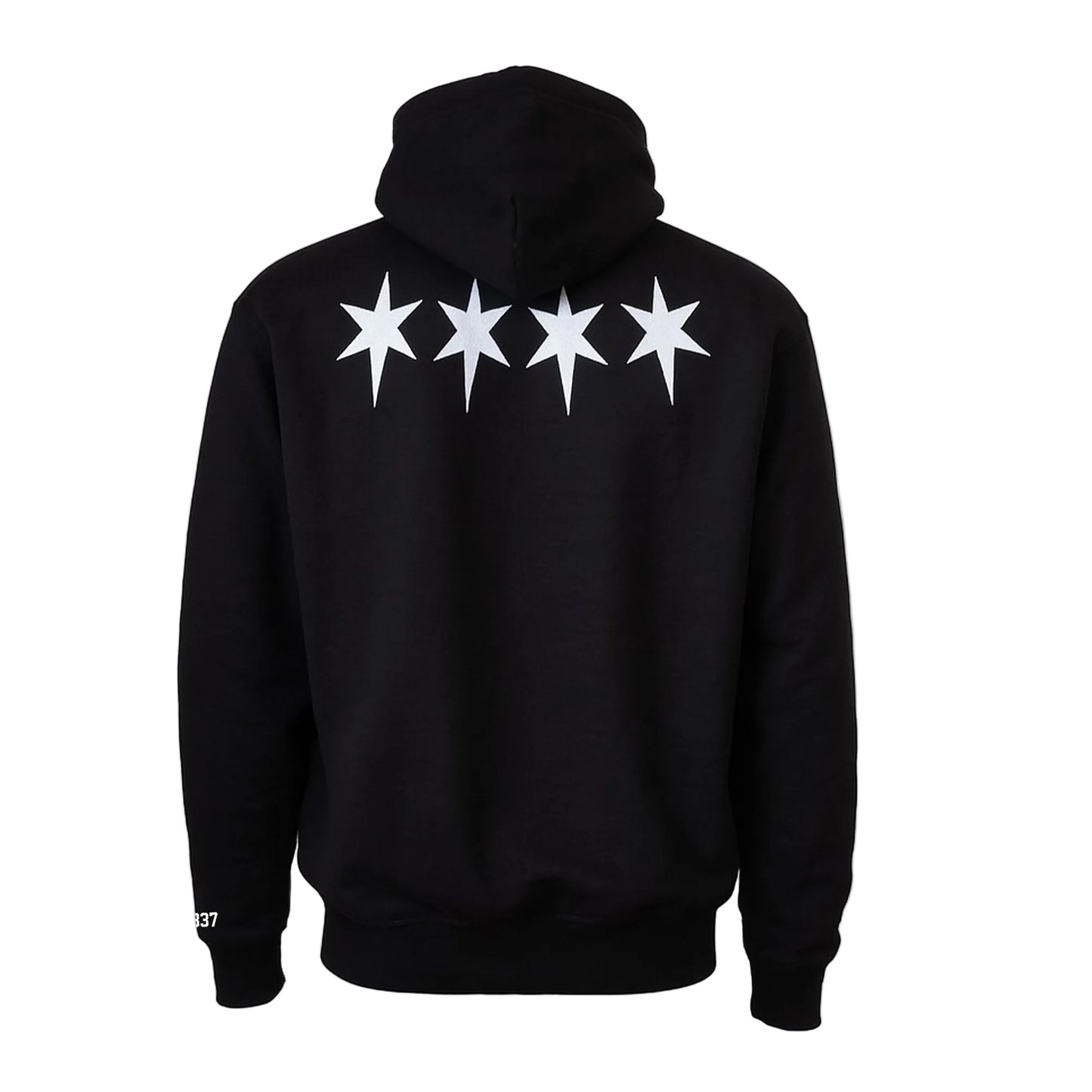 Chicago Block Hoodie (Black/White)