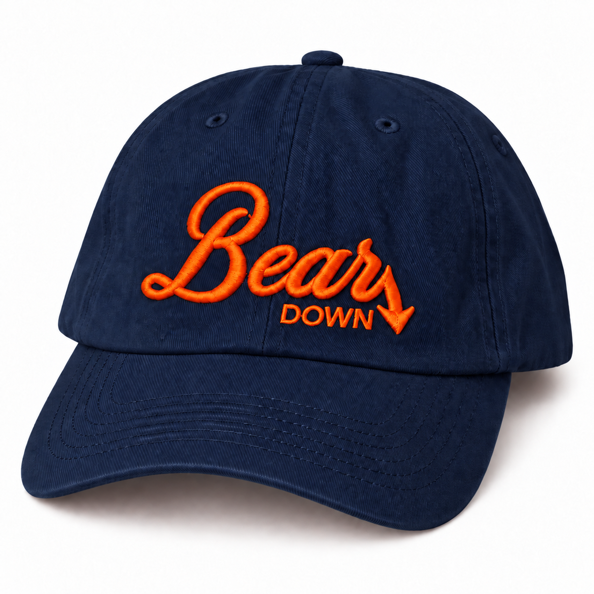 Bear Down Dad Hat (Denim/Navy)