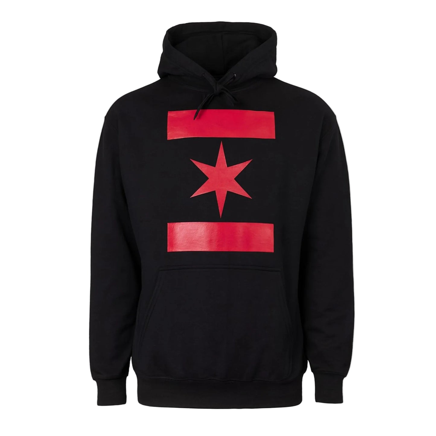 We Are One Star Hoodie (Black/Red)