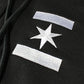 We Are One Star Embroidered Hoodie (Black)