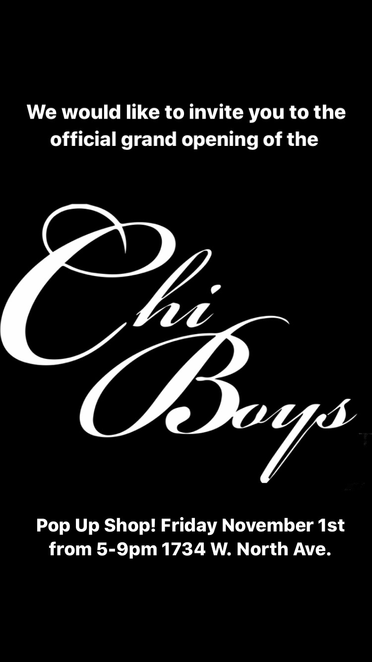 ChiBoys Pop Up Shop