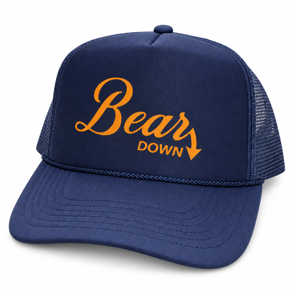 Bear Down Trucker (Navy)