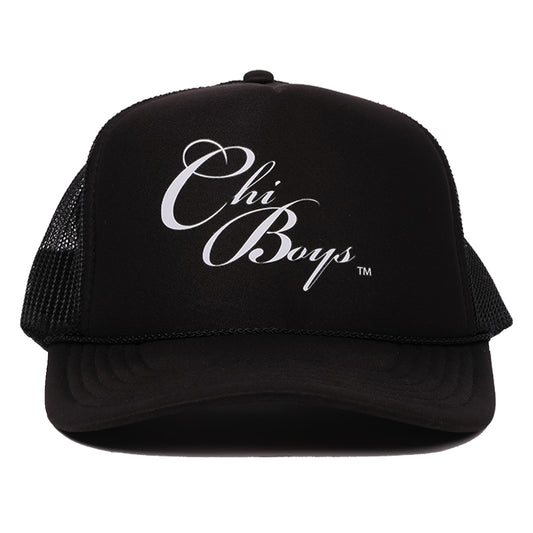 ChiBoys Logo Trucker (Black)