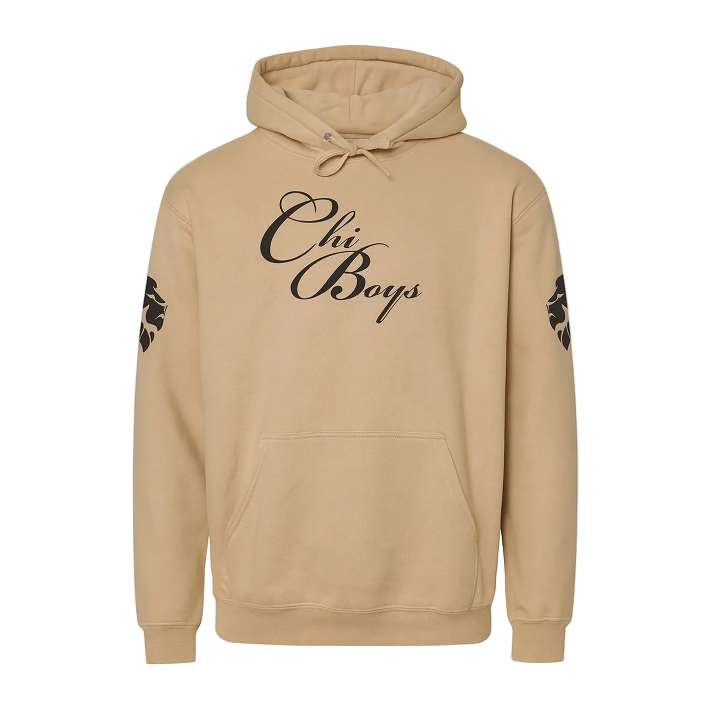 Chicago Block Hoodie (Tan/Black)