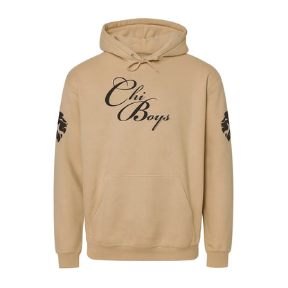 Chicago Block Hoodie (Tan/Black)