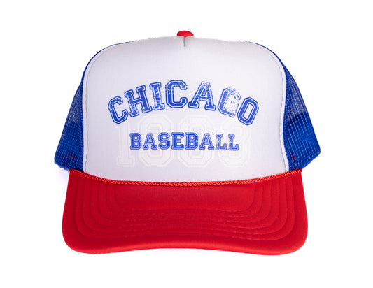 Chicago Cubs 1903 Trucker (White/Red/Blue)