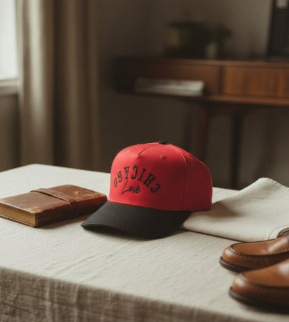 Chicago Love Snapback Two Tone (Red/Black)