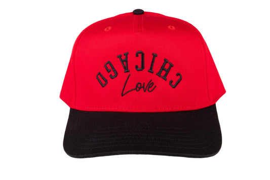 Chicago Love Snapback Two Tone (Red/Black)