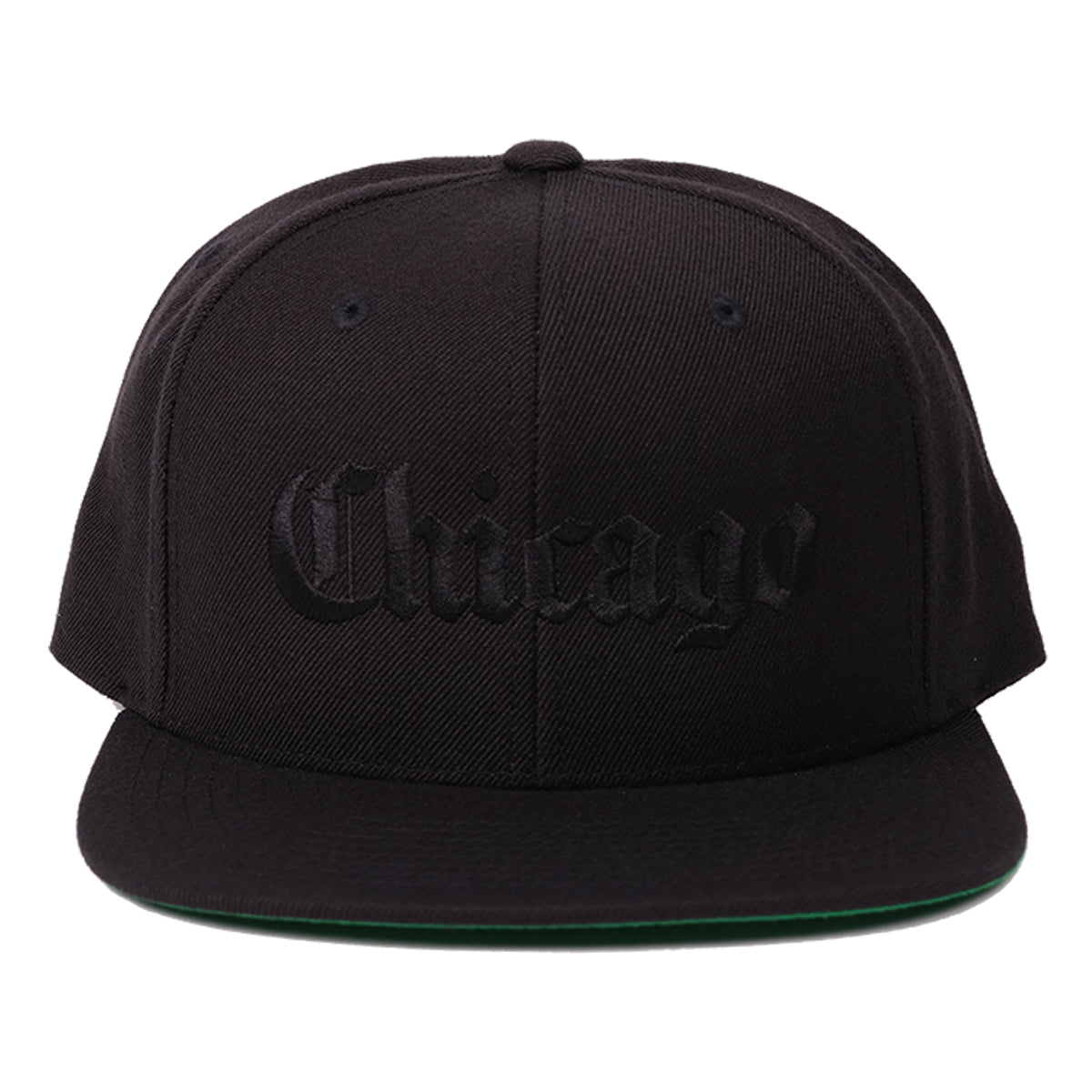 Chicago News Snapback (Blacked Out)