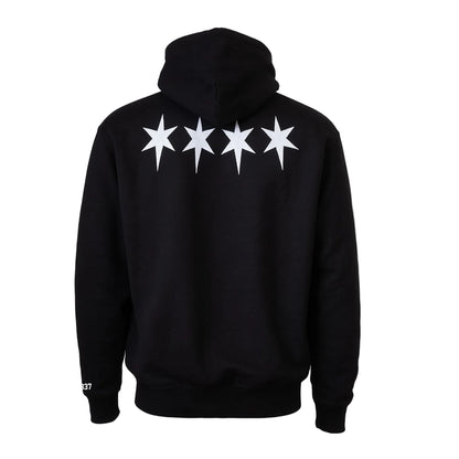 Chicago Block Hoodie (Black/White)