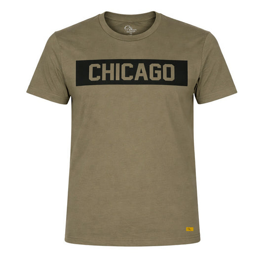 Chicago Block Tee (Army)
