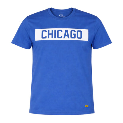 Chicago Block Tee (Blue)
