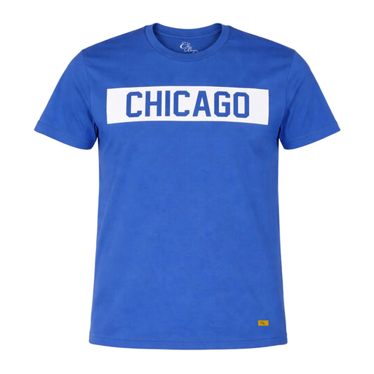 Chicago Block Tee (Blue)