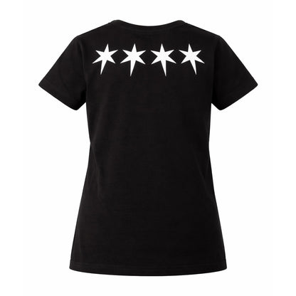 Chicago Block Tee Women's Cut (Black/White)