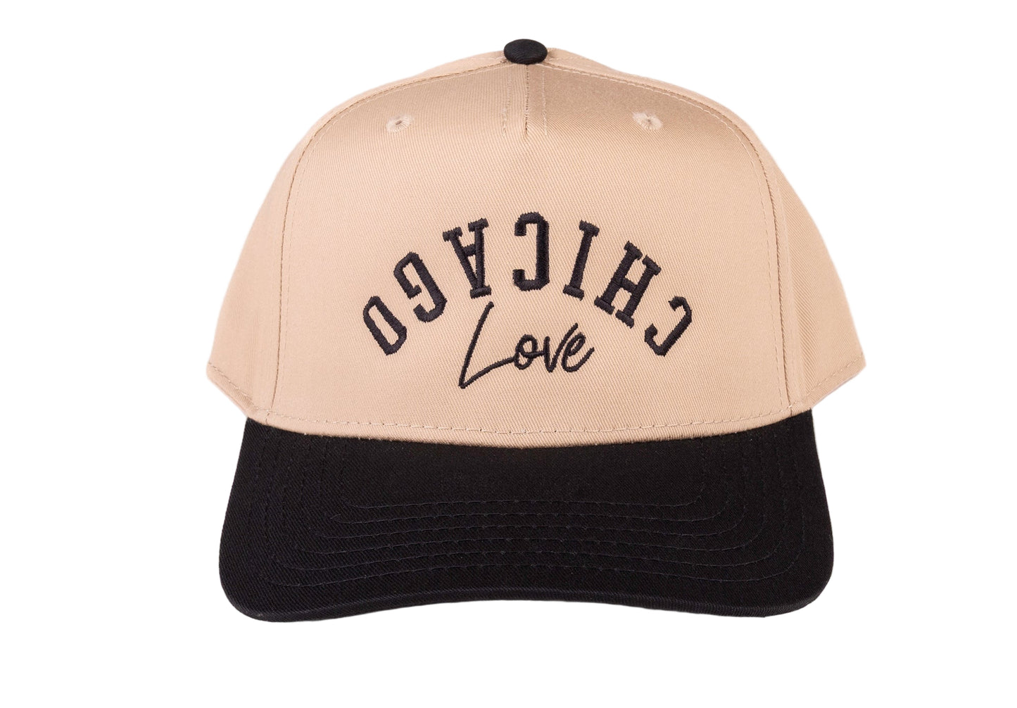 Chicago Love Snapback Two Tone Tan/Black