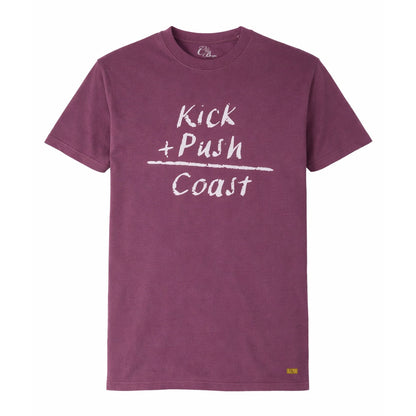Kick Push Coast Tee (Berry)