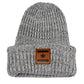 We Are One Star Chunky Beanie (Cement Grey)