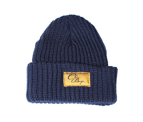 We Are One Star Chunky Beanie (Navy Knit)