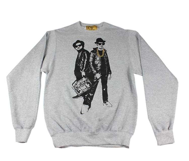 Blues Brothers/Run DMC Crew (Grey)