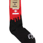 Socks Chicago Skyline (Red w/ Black)