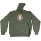 ChiBoys Embroidered Shield Hoodie (Army)