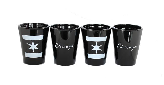 Chicago Shot Glasses The Complete Set (Includes all 4)
