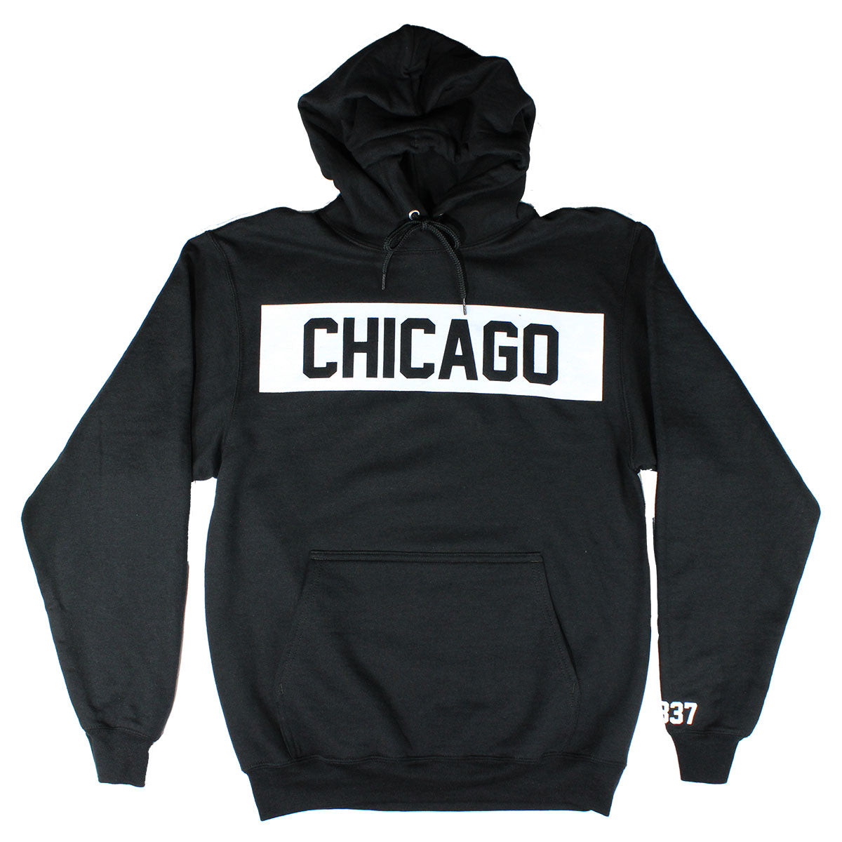 Chicago Hoodie (Black/White)