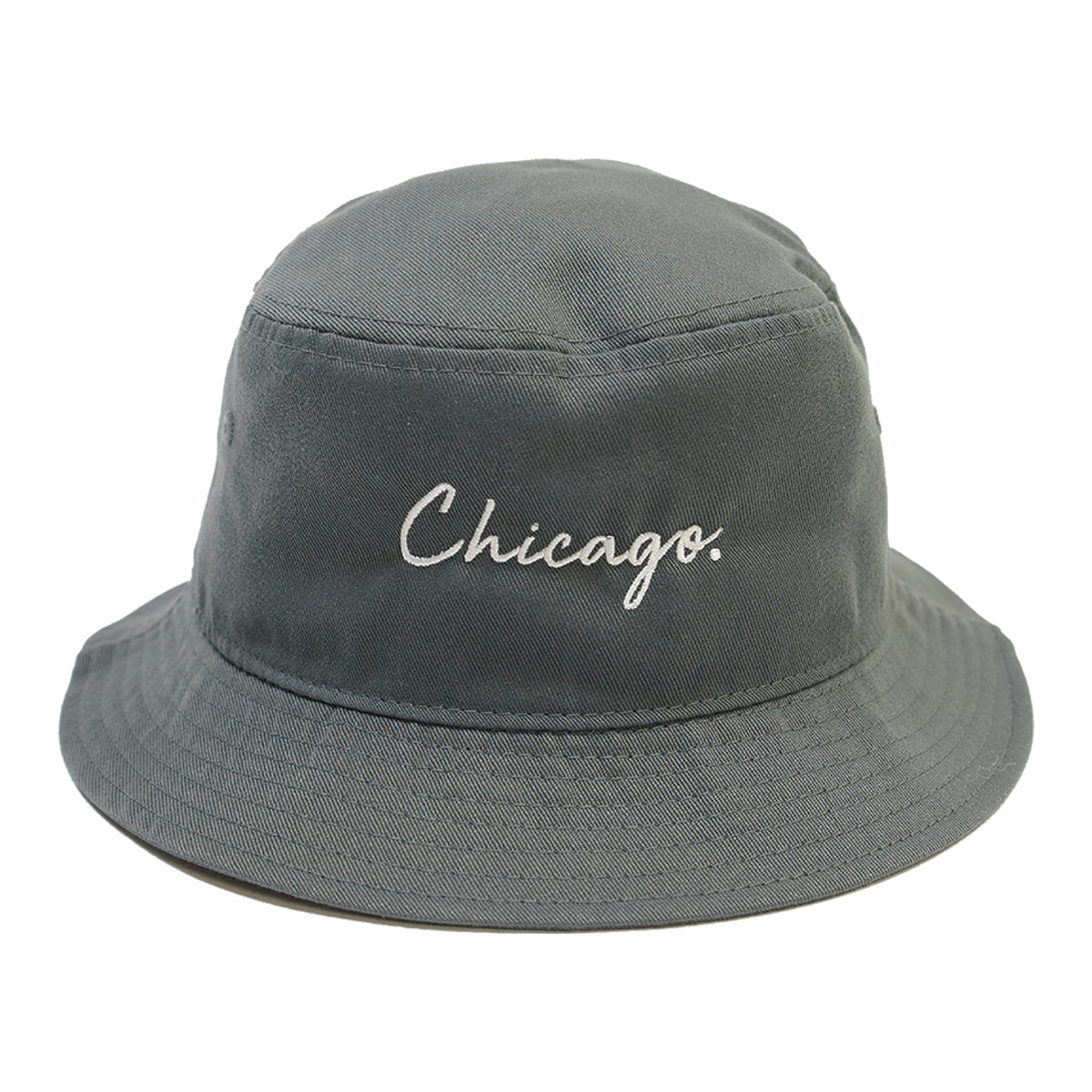 Classy Chicago Bucket Hat (Slate Grey)