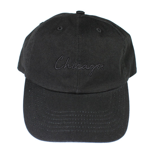 Classy Chicago. Period Dad Hat (Blacked Out)