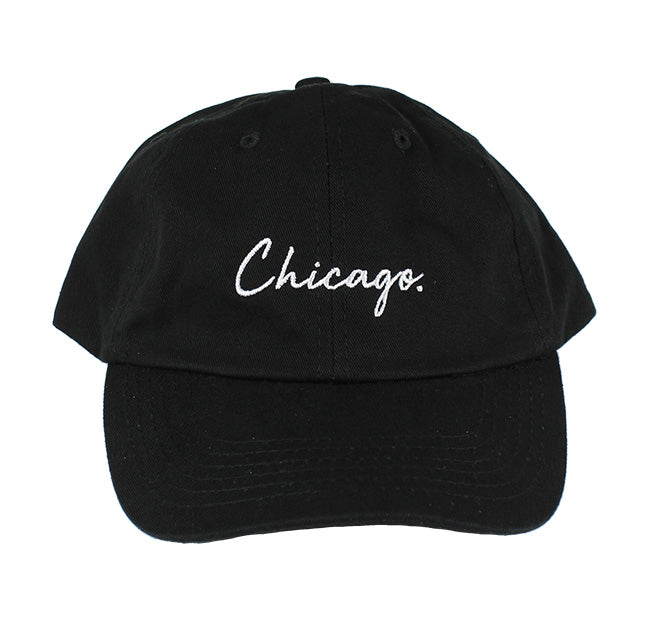 Classy Chicago. Period Dad Hat (Black)