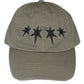 Dripping Stars Dad Hat (Army)