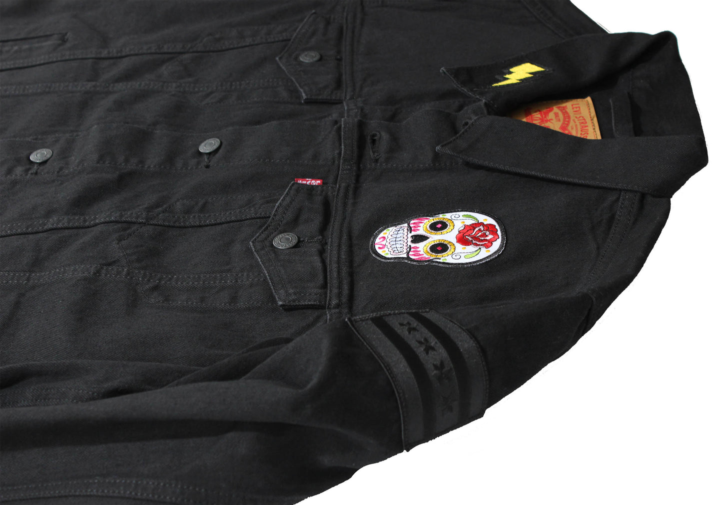 ChiBoys Custom Denim Jacket (Day of The Dead)