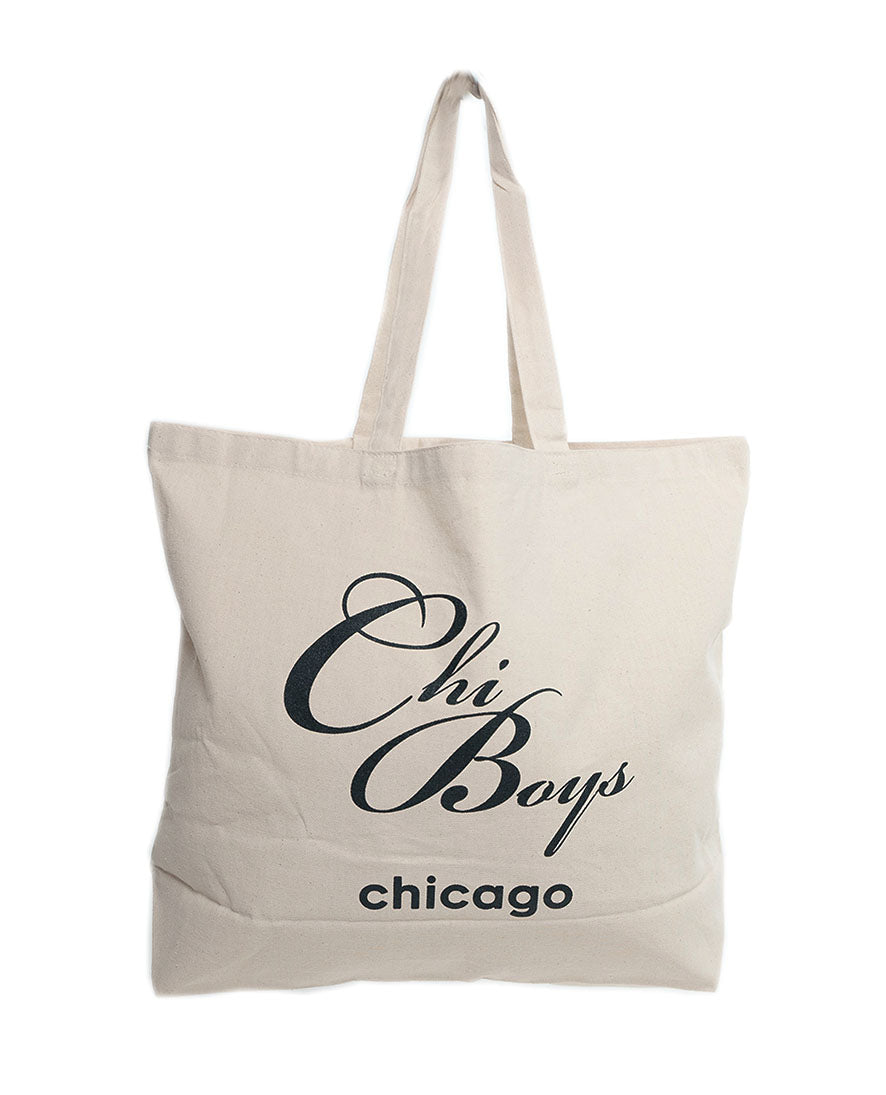Double Sided ChiBoys Tote Bag (Tan)