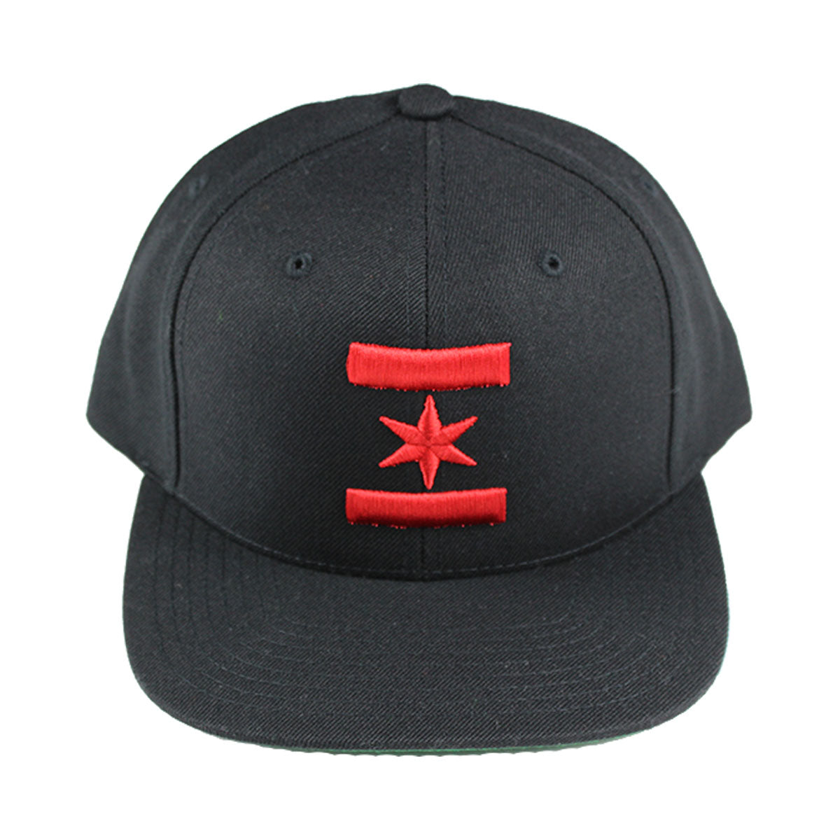 We Are One Star Snapback (Black w/ Red)