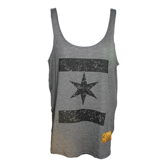 We Are One Star Tank (Grey/Black)