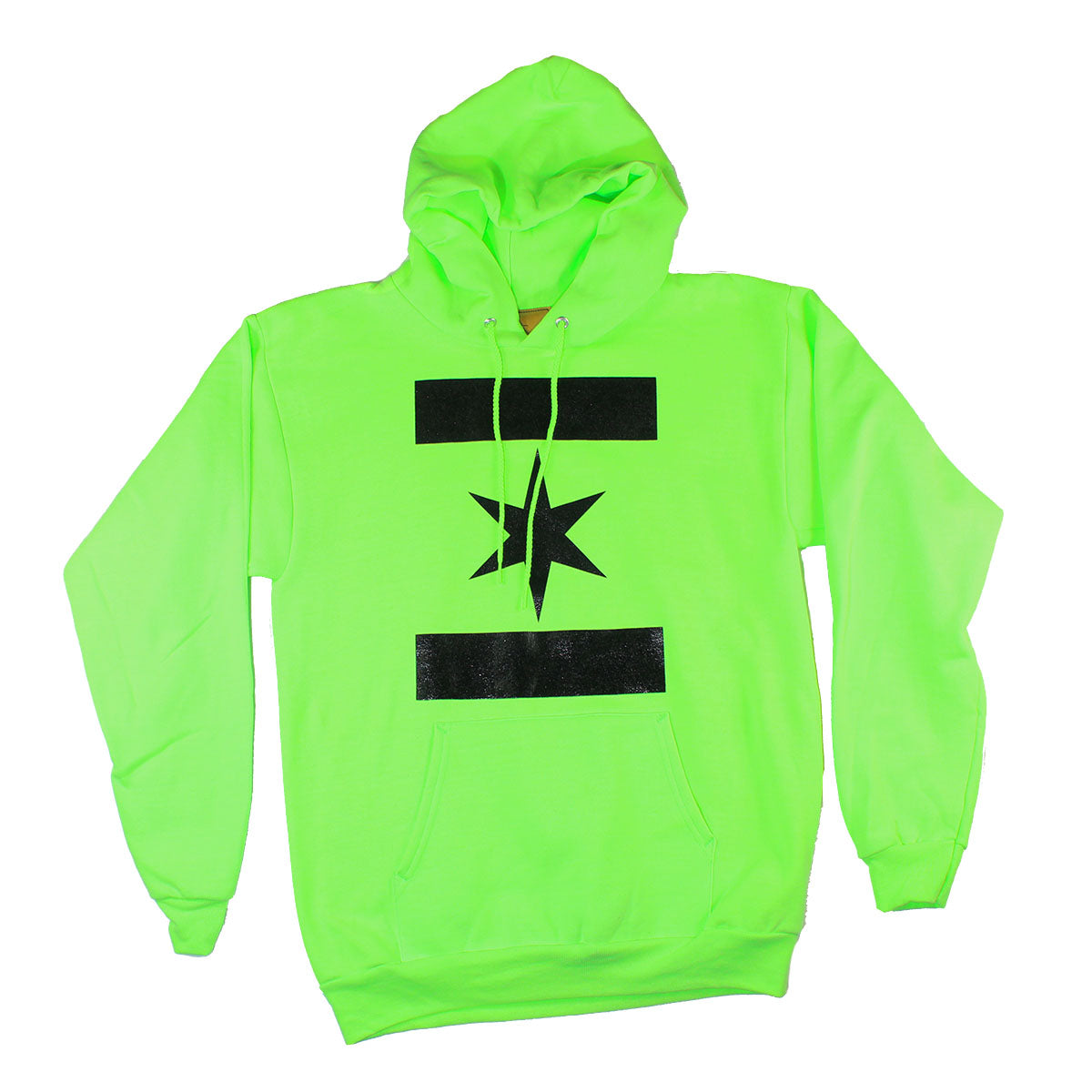 We Are One Star Hoodie (Electric Green)