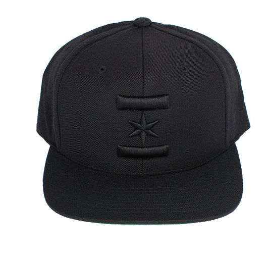 We Are One Star Snapback (Blacked Out)